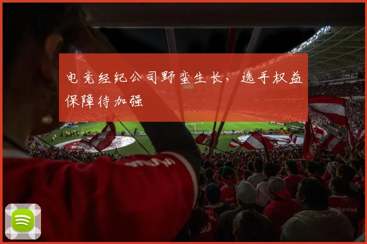 电竞经纪公司野蛮生长，选手权益保障待加强